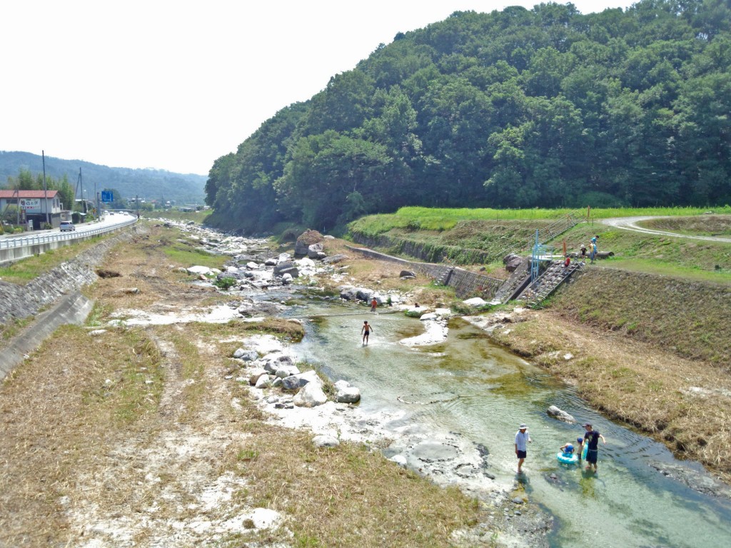 韮崎市_釜無川2013年8月