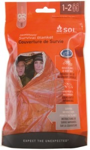 ガサガサ感が無く、一度広げても簡単に折りたたみ、繰り返し使用できるS.O.L.のサバイバルブランケット。1人用を持っている方には2人用もご用意しております。