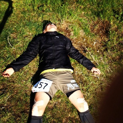 2012UTMFも120km過ぎて鷲足炎に。その後の40km弱、ボルダレンを使用しました。