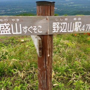 最後の道票、ここから最終連絡を入れることになる。なにを思うのだろうか。（たぶん餃子とビール）