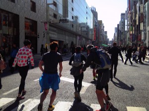 銀座のほこ天。