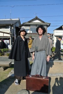 この日のベスト金田一耕助（右）と、この方が髪型や衣装を含めて一番かと思いました