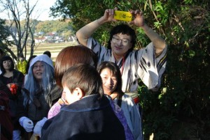 怖い！この人の仮装がわからなかったが最後にわかりました