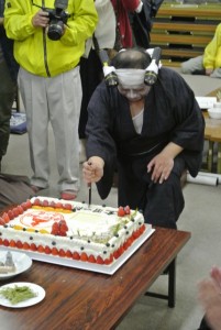 ケーキ入刀