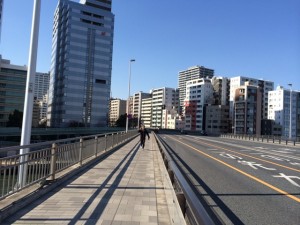 佃大橋からNB本社ビル