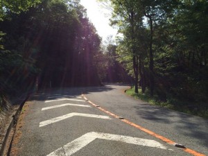 ロードの坂トレーニングもできます。