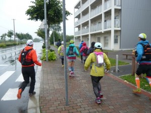 雨の中行ってきま〜す。