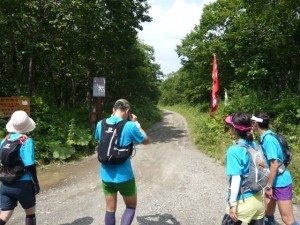ここから西別岳登山口まで4キロ弱の長ーい林道が続きます
