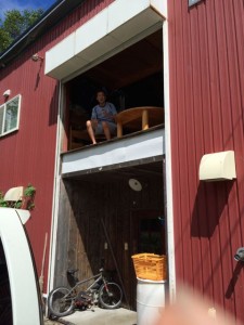 裏方で手伝っていただいた佐伯農場に滞在するKANさんの素敵な住居