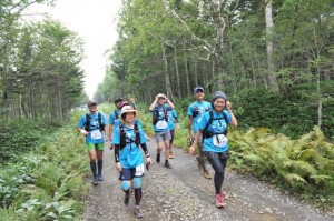 西別岳登山口の山小屋へ 空の様子が・・・