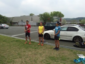 中央公園に移動してイベント説明とスタッフ＆協賛紹介