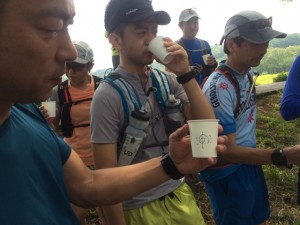 ワールドクラスの選手の紙コップ