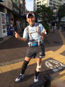 懇親会会場の帰り道制限時間が過ぎているにもかかわらず、ゴールを目指す鈴木レジェンドと遭遇。ちょっと涙出そうになりました