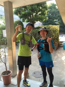 エイドが15時まででギリ到着できなかったお２人 ゴールの駒沢parkへはギリで生還されました