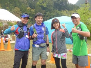 名栗トレイルレースにて