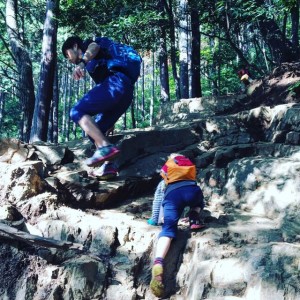 奥武蔵、日和田山にて