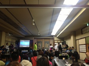 前夜祭会場の田中屋さん