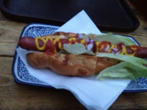 シカのホットドック