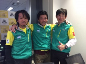 左から關さん、山田さん、定廣さん。三人ともトルデジアン大好きな方々です。MtSNの報告会にて。