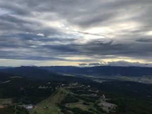 斑尾山山頂直下 