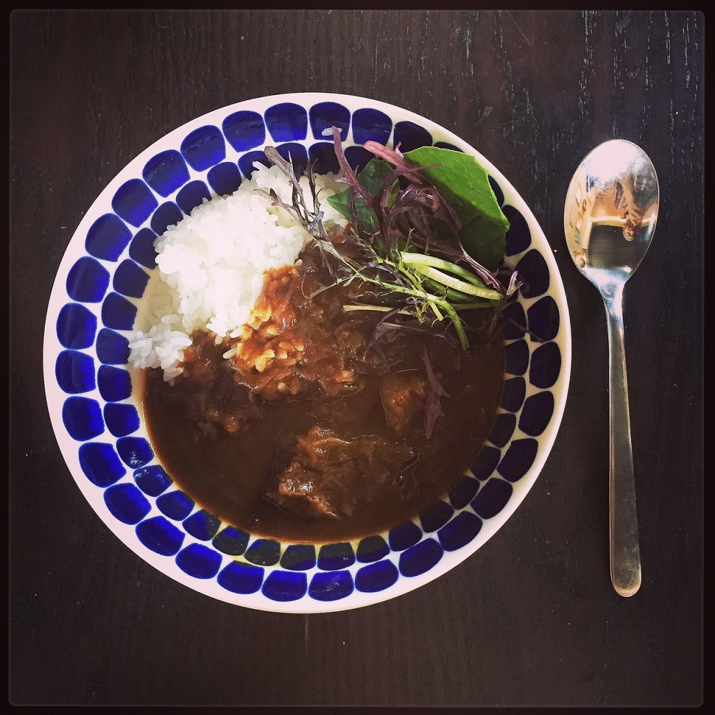 カレー作りが得意なメンバーが開発合宿の時に作ってくれた美味しいカレー。
