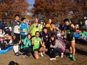 スタート前に集合