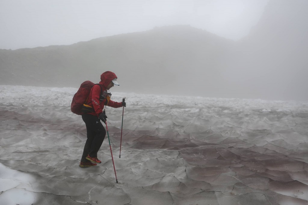 天候不順のせいか、例年よりも雪が多かった。(撮影・田上雅之さん)