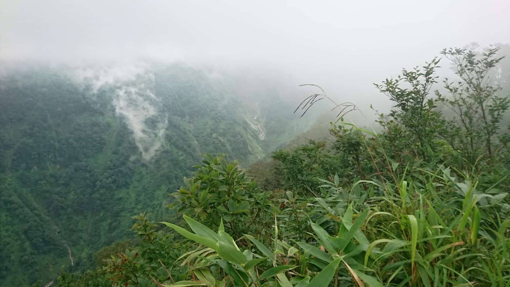 まだガスが少ない時間帯。このあとはほぼ視界なしに。