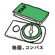 地図コンパス