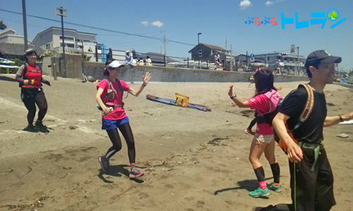 由比ガ浜ゴールでお疲れ様でした!